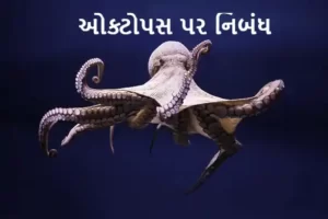 ઓક્ટોપસ પર નિબંધ .2022 Essay on Octopus