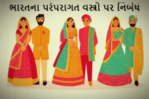 ભારતના પરંપરાગત વસ્ત્રો પર નિબંધ.2023 Essay on Traditional Wear of India